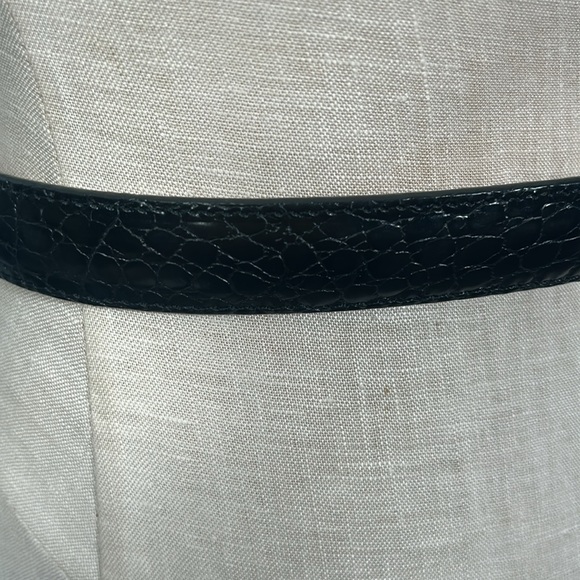 Brighton Black Leather Belt with Silver Buckle heart shape size M 30 - Picture 9 of 17